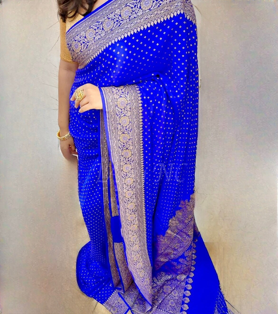 Royal Banarasi Pure Khaddi Crepe Georgette Saree