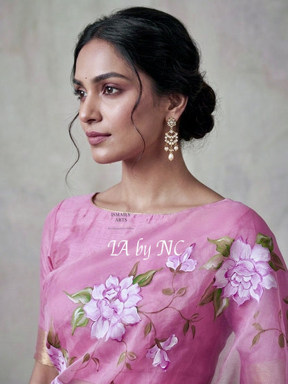 Taffy Banarasi Pure Kora Organza Saree