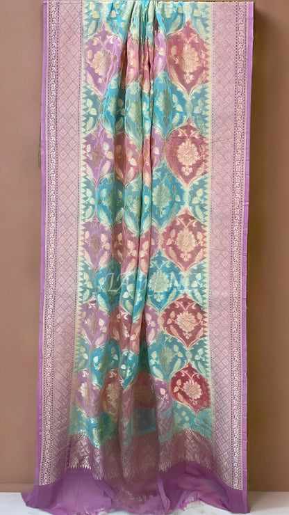 Banarasi Pure Khaddi Georgette Dupatta