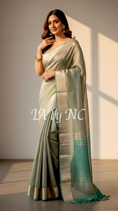 Sacramento Banarasi Pure Tissue Silk Saree