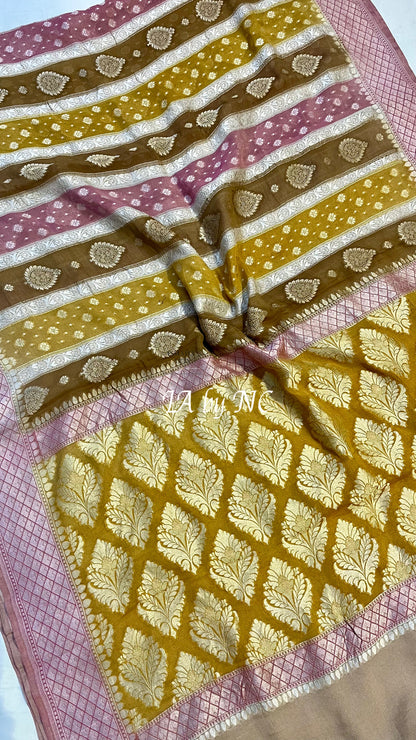 Banarasi Pure Khaddi Georgette Saree