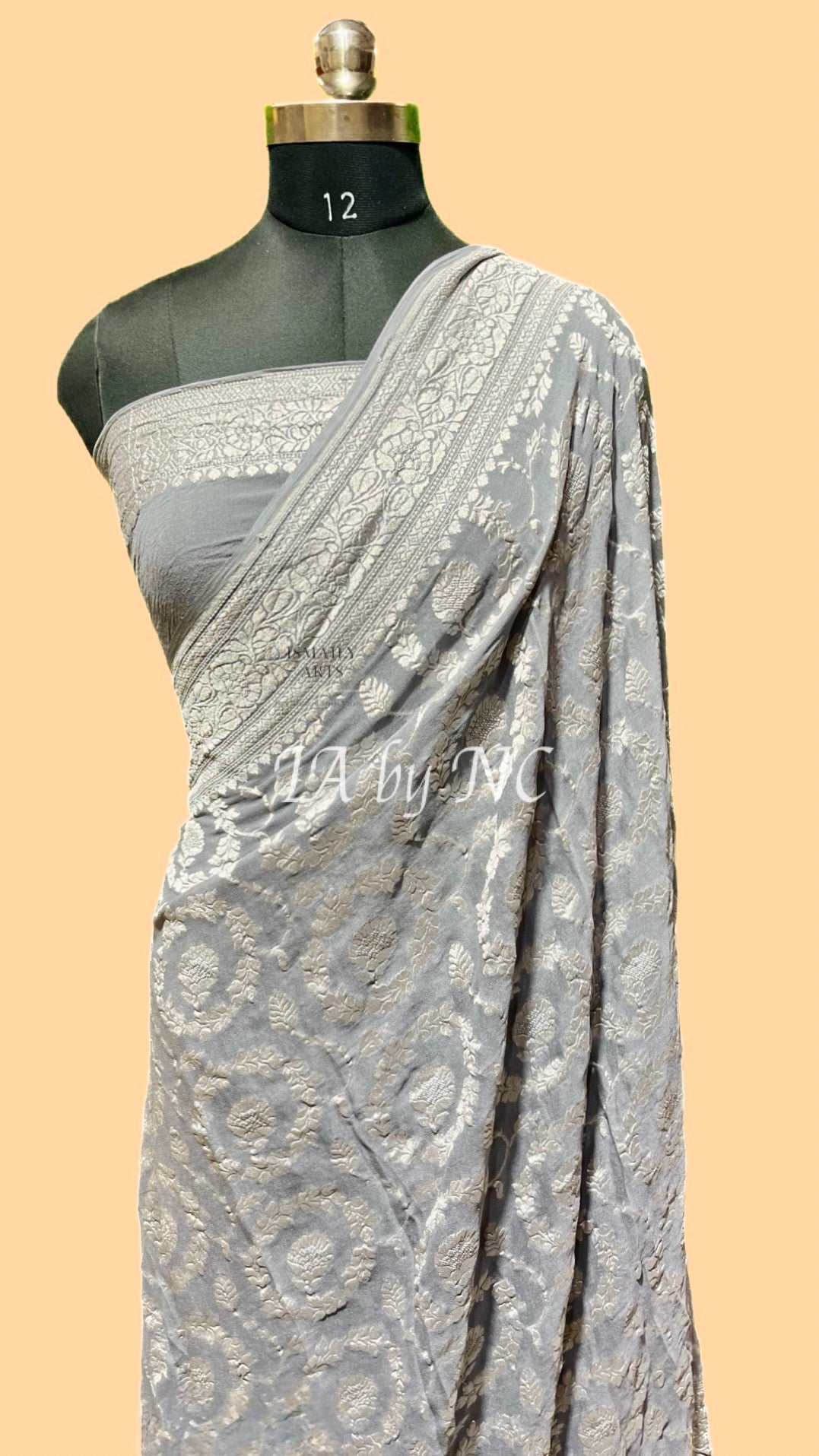 Thunder Banarasi Pure Khaddi Georgette Saree