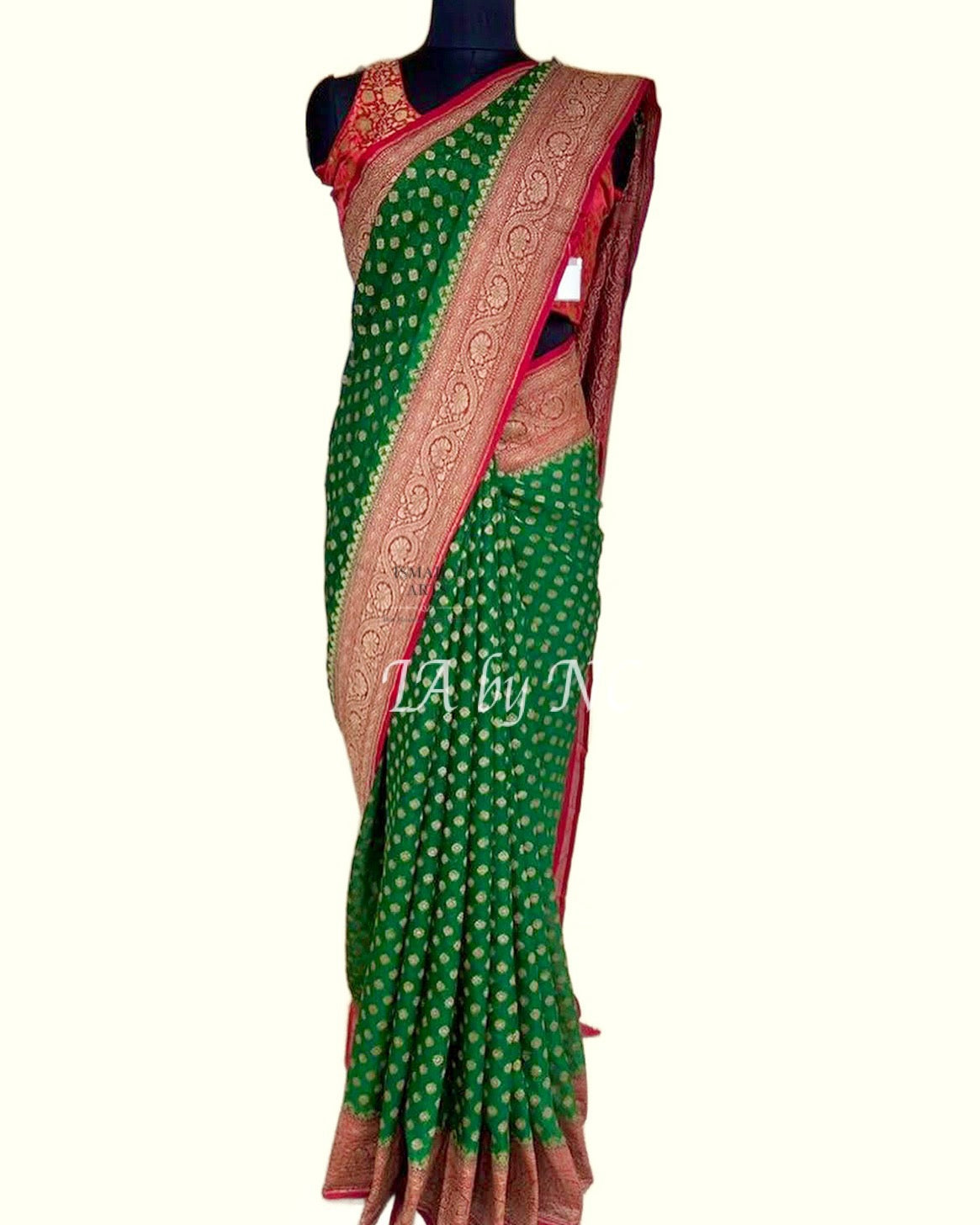 Sacramento Banarasi Pure Khaddi Georgette Saree