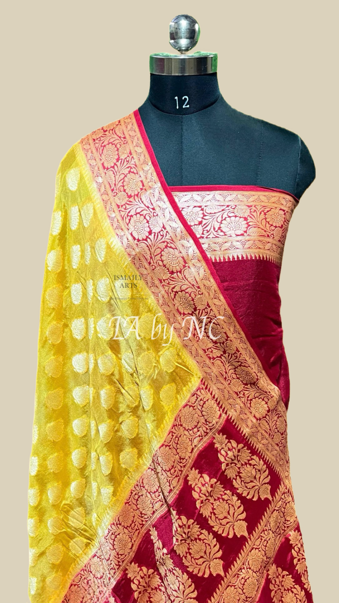 Amber Banarasi Pure Chiffon Georgette Saree