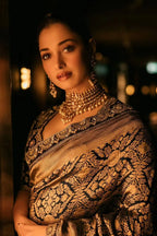Tamanna Bhatia Banarasi Pure Katan Silk Pattu Brocade Saree