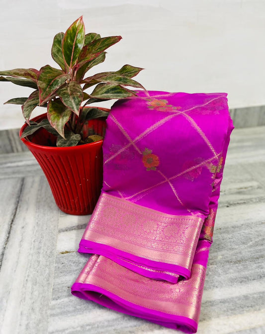 Banarasi Blend Khaddi Georgette Tilfi Saree