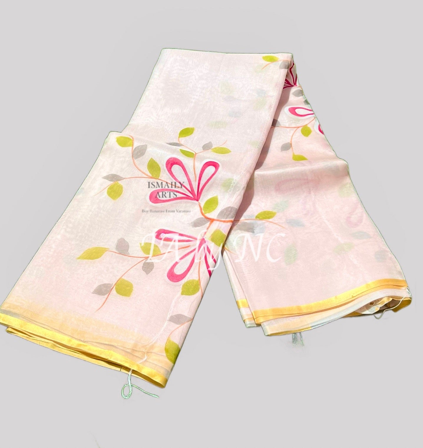 Baby Banarasi Pure Kora Organza Saree