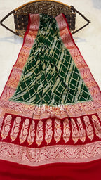 Sacramento Banarasi Pure Chiffon Georgette Saree