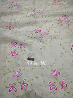 Pearl Banarasi Pure Kora Organza Saree