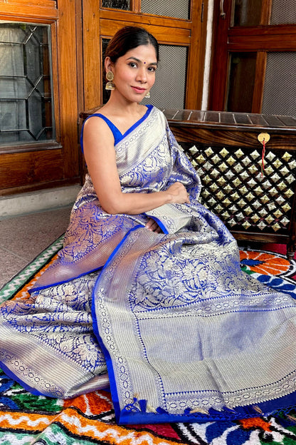 Royal Banarasi Pure Katan Silk Brocade Saree