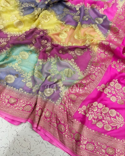 Banarasi Pure Khaddi Georgette Saree