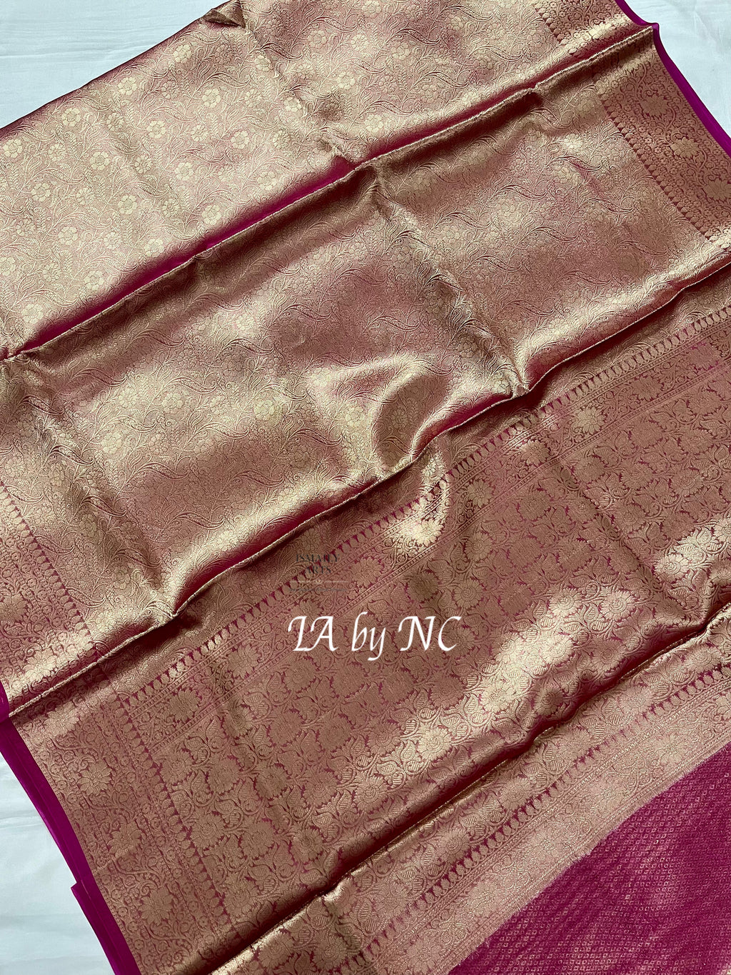 Mulberry Banarasi Pure Tissue Silk Brocade Saree