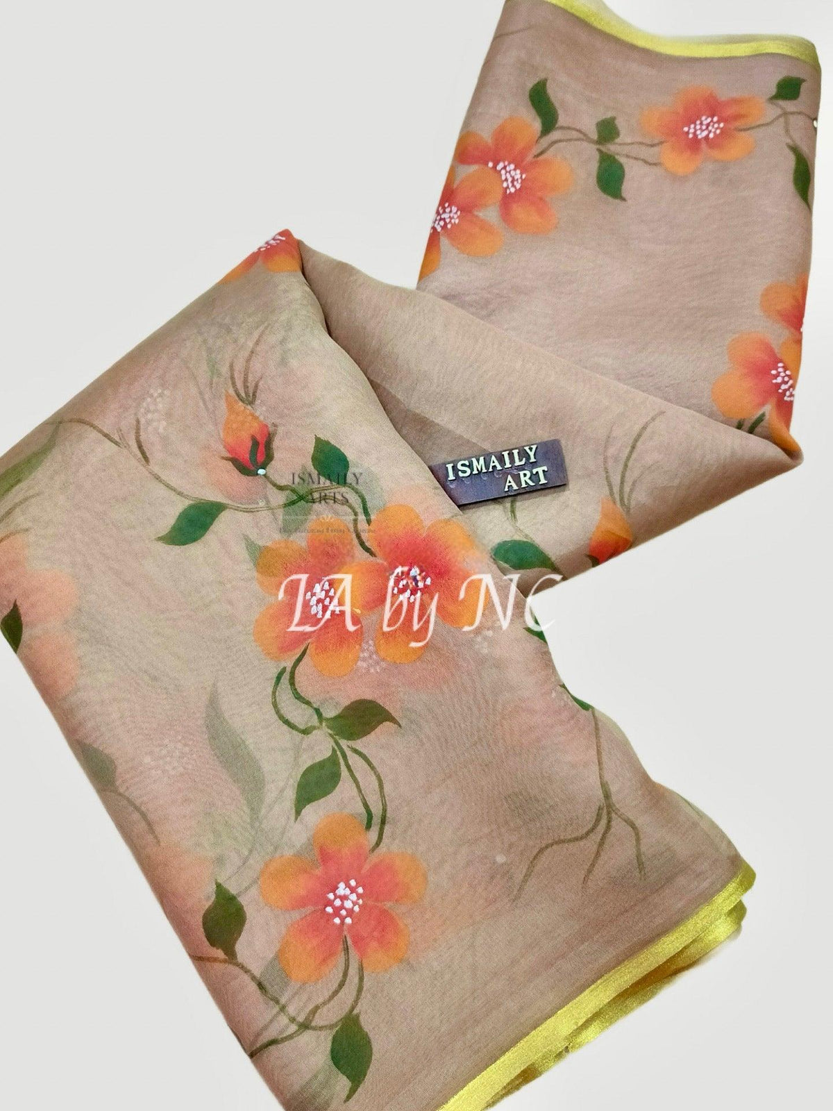 Mink Banarasi Pure Kora Organza Saree