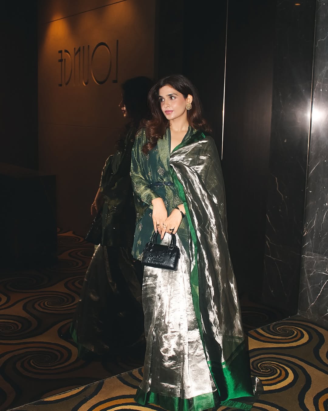 Sacramento Banarasi Pure Tissue Silk Saree - Satin Border