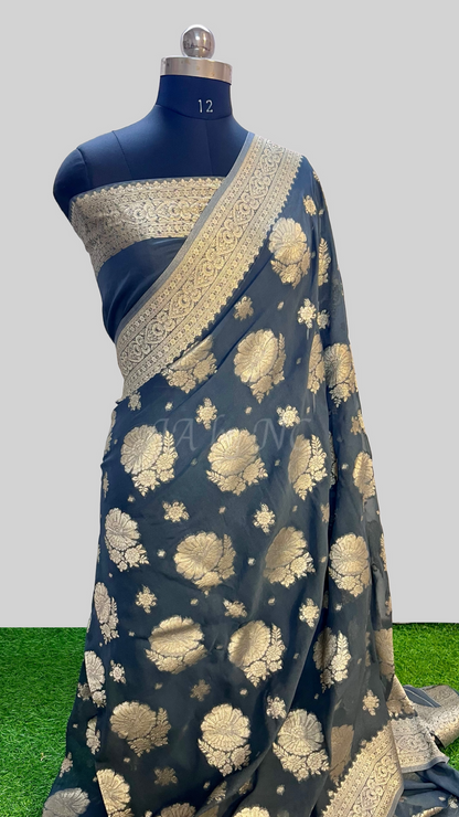 Banarasi Pure Georgette Saree