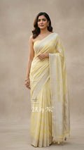 Mellow Banarasi Pure Khaddi Georgette Saree