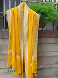 Bumblebee Banarasi Pure Khaddi Georgette Dupatta