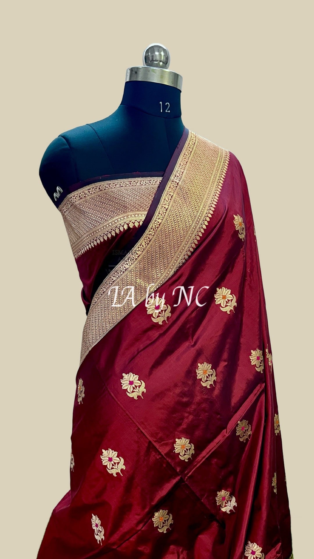 Barn Banarasi Pure Katan Silk Kadwa Meenakari Saree