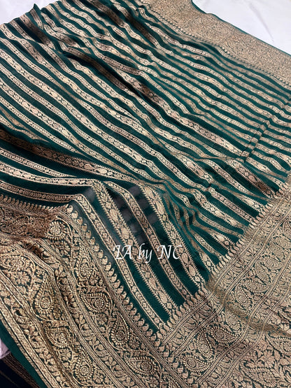 Sacramento Banarasi Pure Khaddi Georgette Saree
