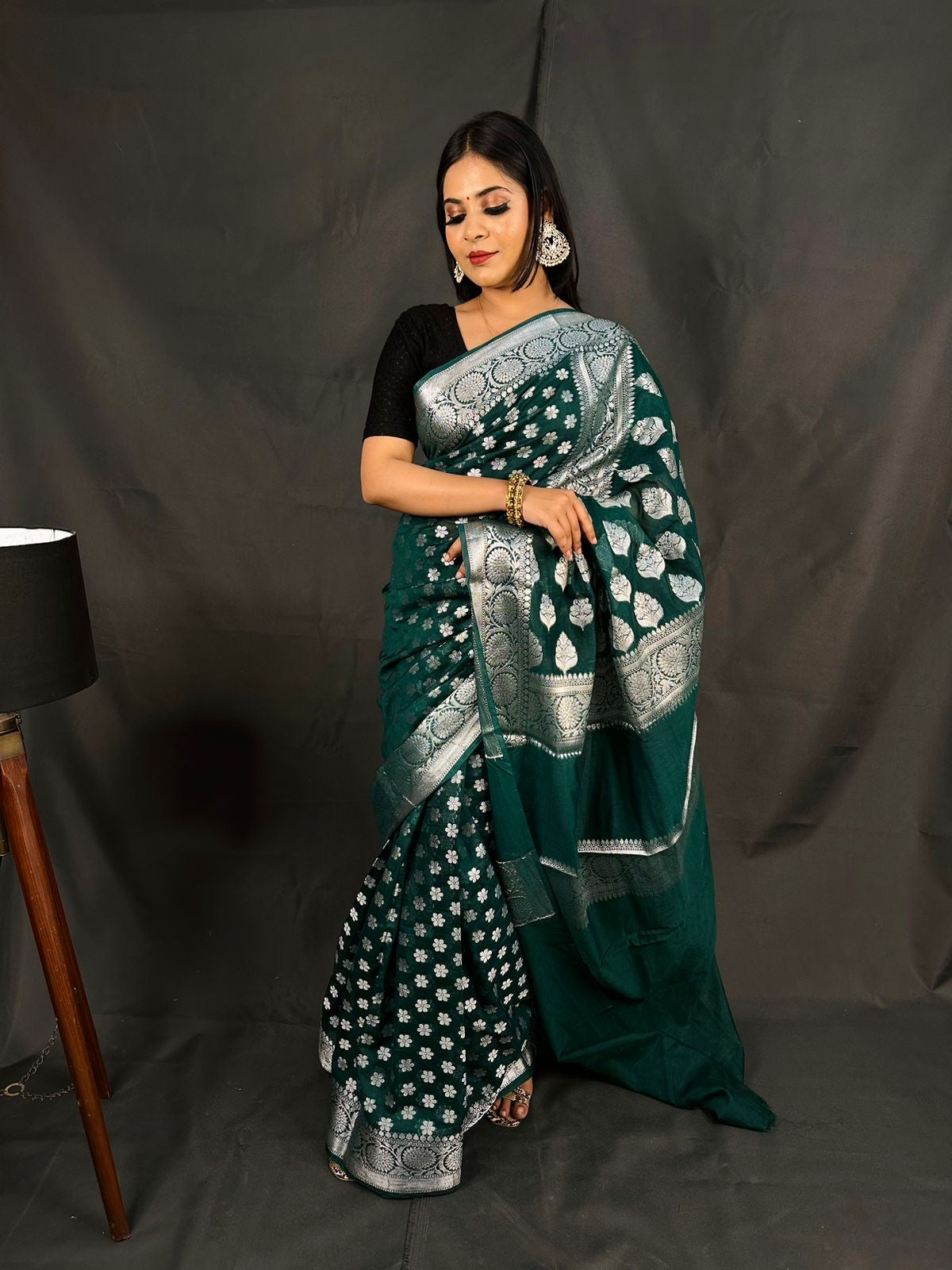 Banarasi Blend Khaddi Georgette Saree