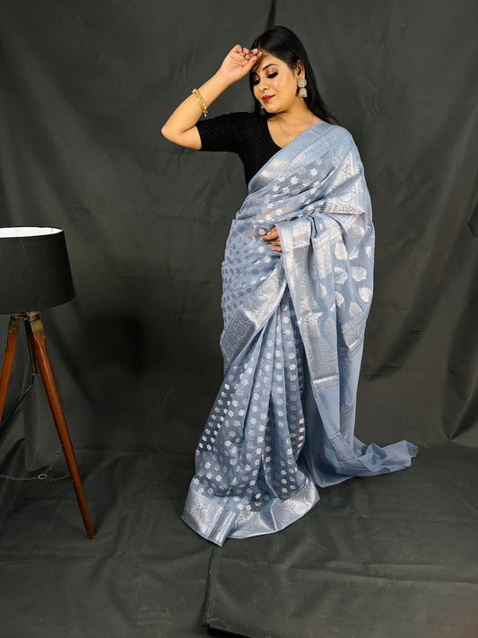 Banarasi Blend Khaddi Georgette Saree