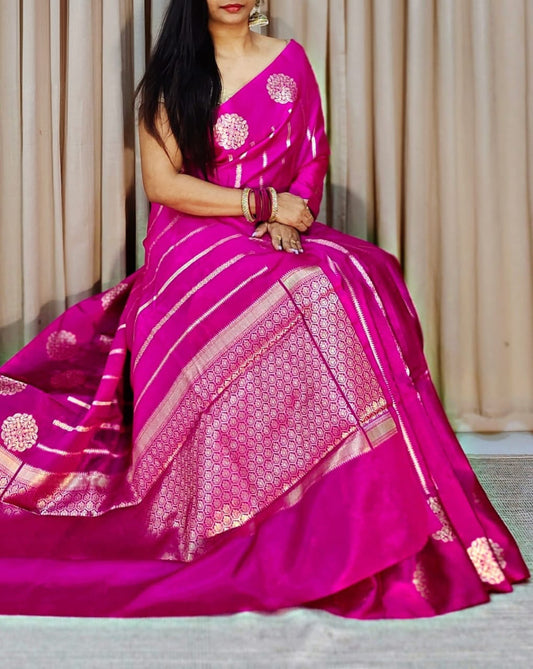 Banarasi Blend Silk Georgette Saree