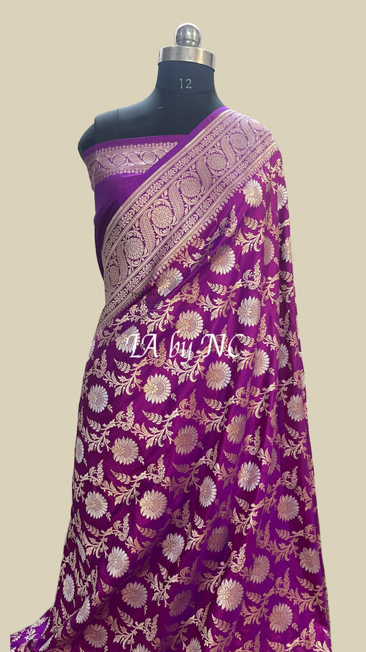 Lollipop Banarasi Pure Katan Silk Pattu Sona Rupa Saree