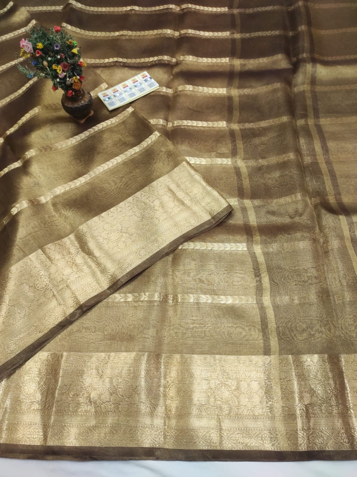 Hickory Banarasi Pure Tissue Silk Saree