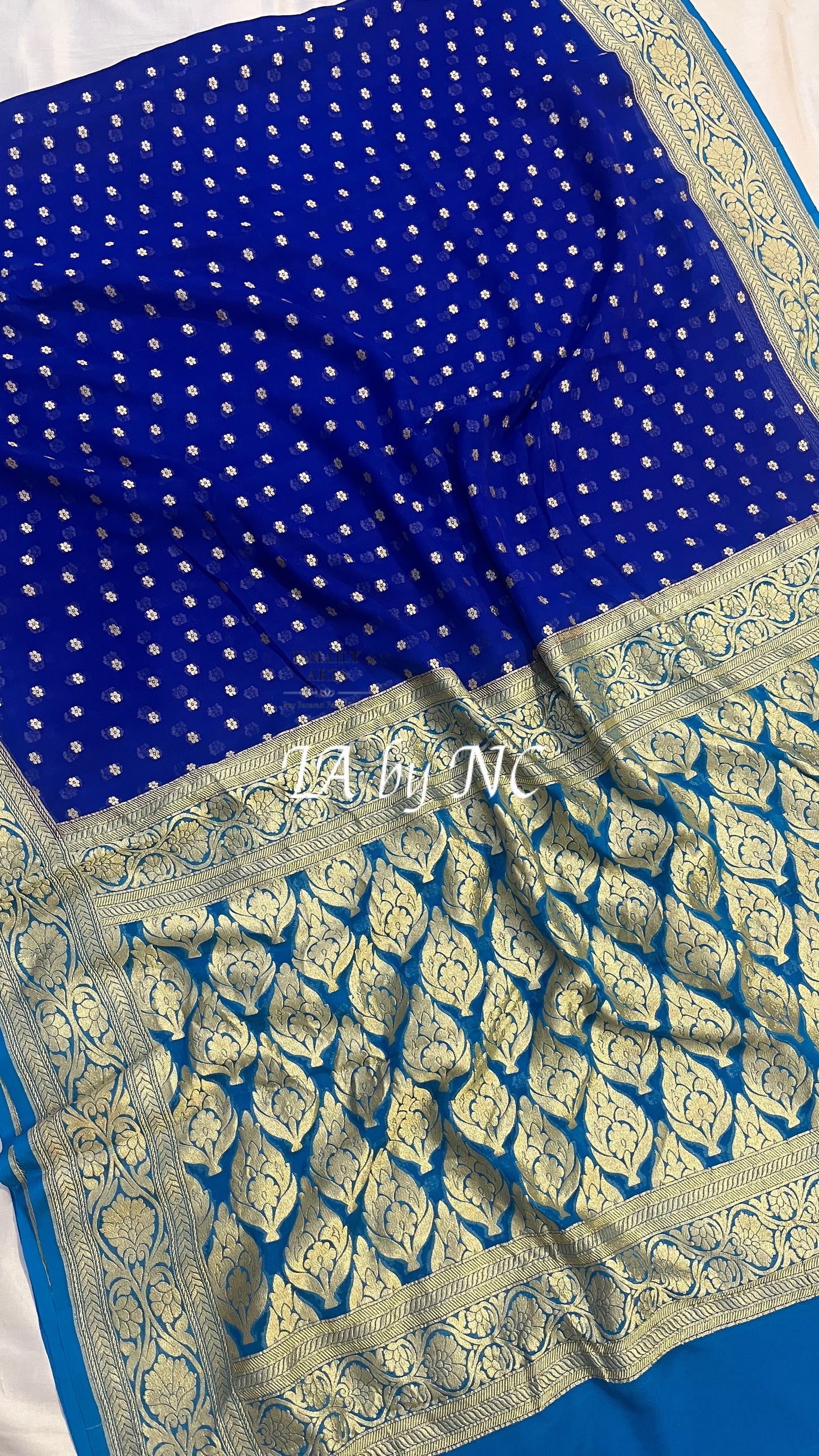 Royal Banarasi Pure Khaddi Georgette Saree