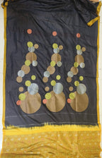 Black Banarasi Pure Katan Silk Designer Saree