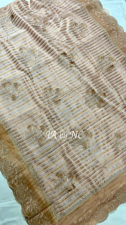 Baby Banarasi Pure Tissue Silk Designer Saree