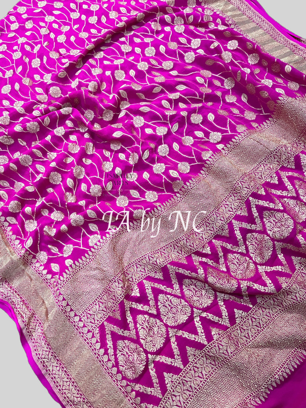 Rani Banarasi Pure Khaddi Georgette Dupatta