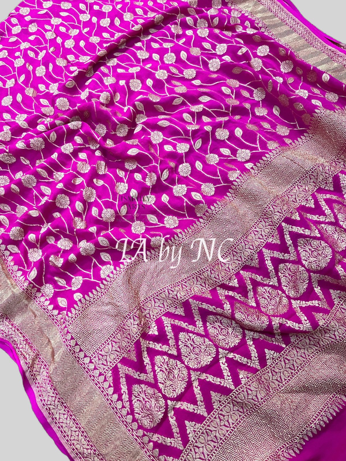 Rani Banarasi Pure Khaddi Georgette Dupatta