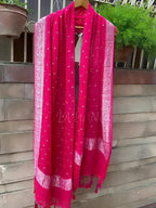 Ruby Banarasi Pure Khaddi Georgette dupatta