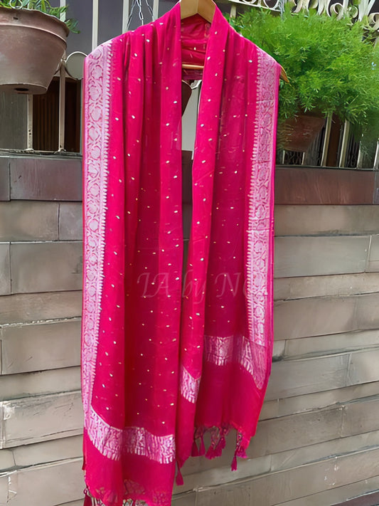 Ruby Banarasi Pure Khaddi Georgette dupatta