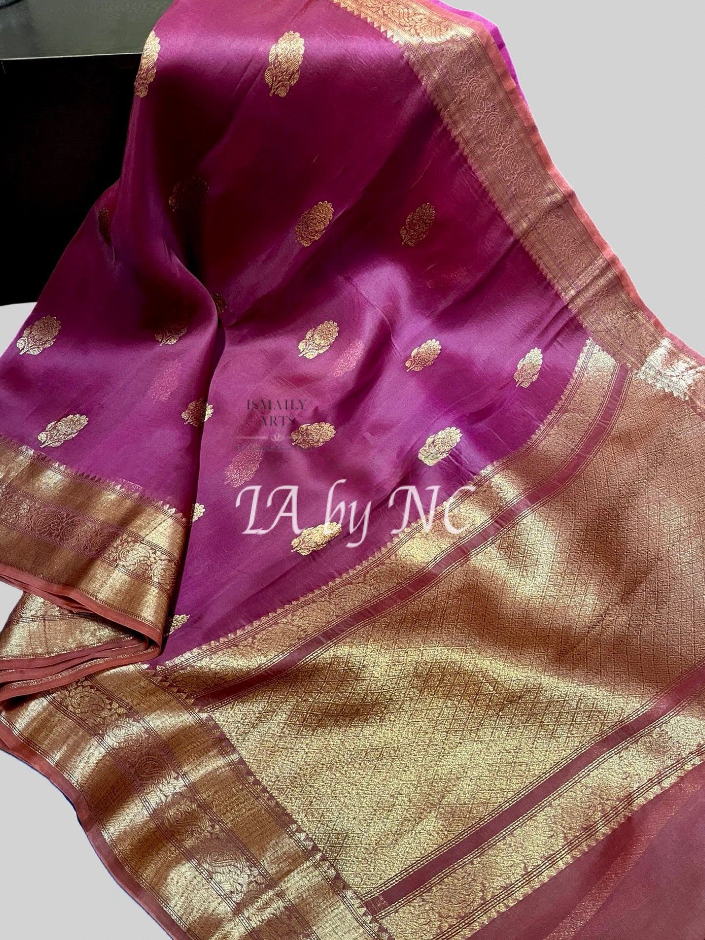 Fandango Banarasi Pure Kora Silk Kadwa Saree