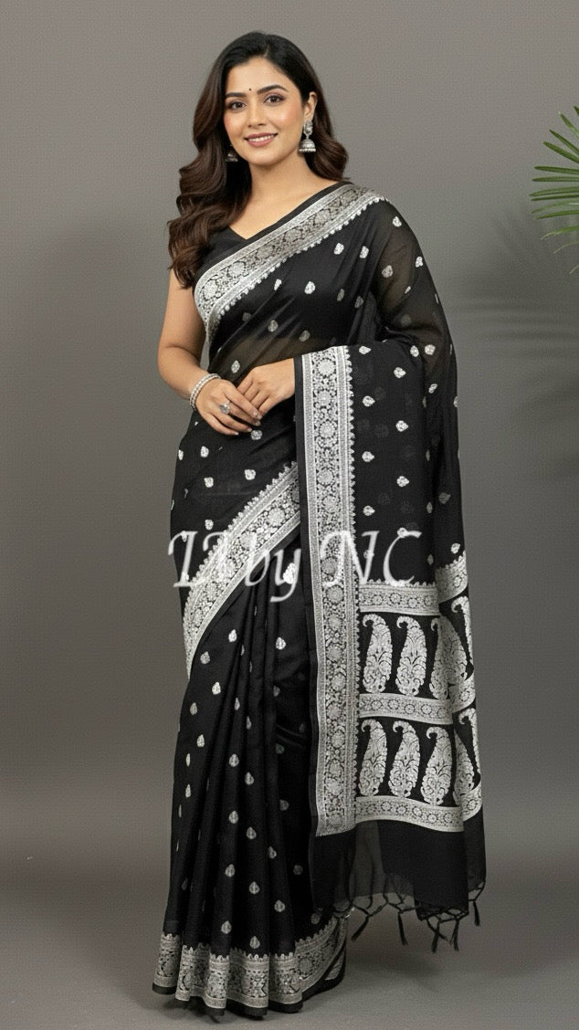 Banarasi Blend Khaddi Georgette Saree