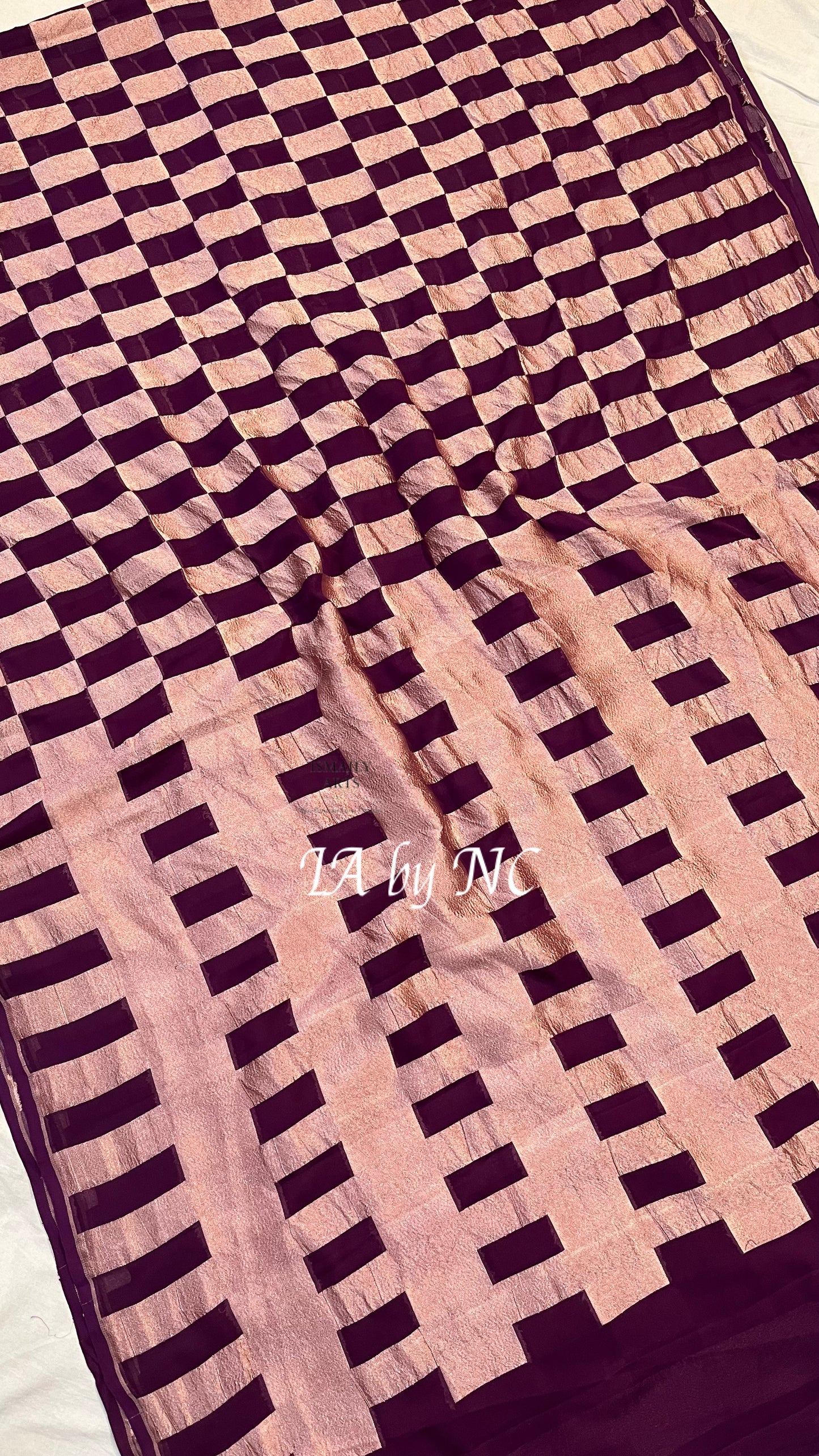Byzantine Banarasi Pure Khaddi Georgette Saree