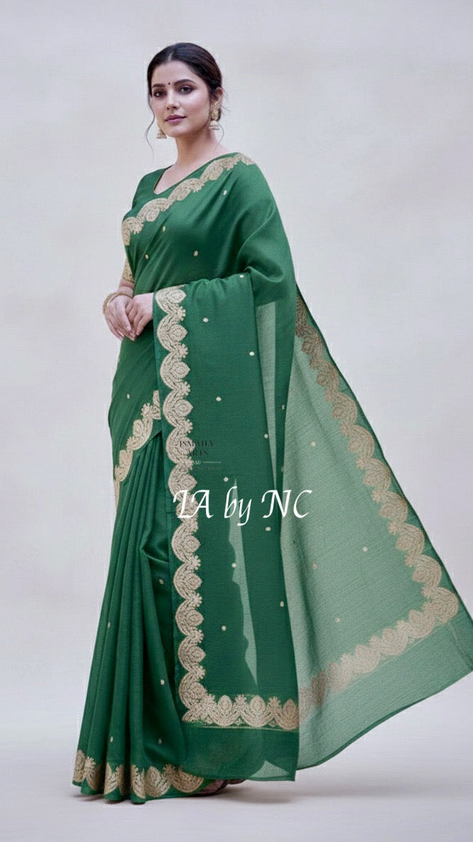 Sacramento Banarasi Pure Kora Organza Kadwa Saree