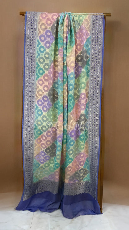 Banarasi Pure Khaddi Georgette Dupatta