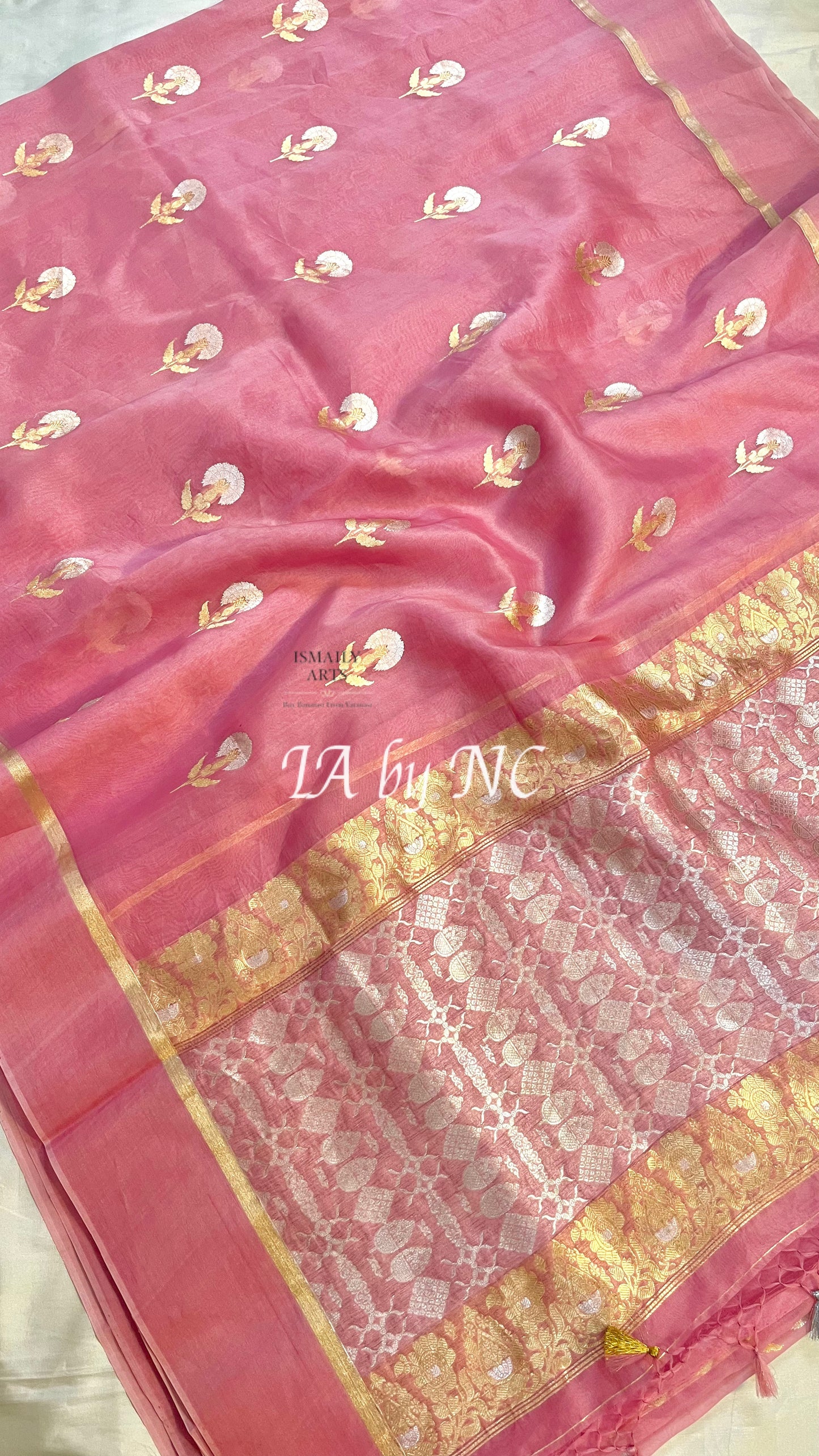 Thulian Banarasi Pure Kora Silk Saree