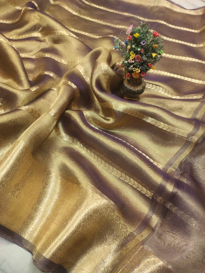 Hickory Banarasi Pure Tissue Silk Saree