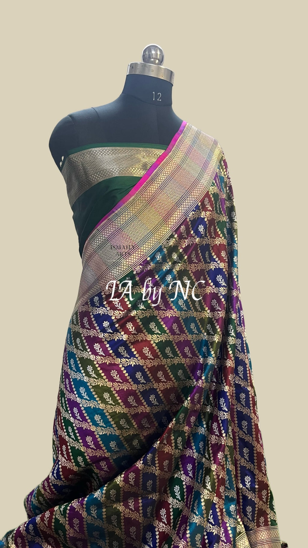 Sacramento Banarasi Pure Katan Silk Rangkaat Saree