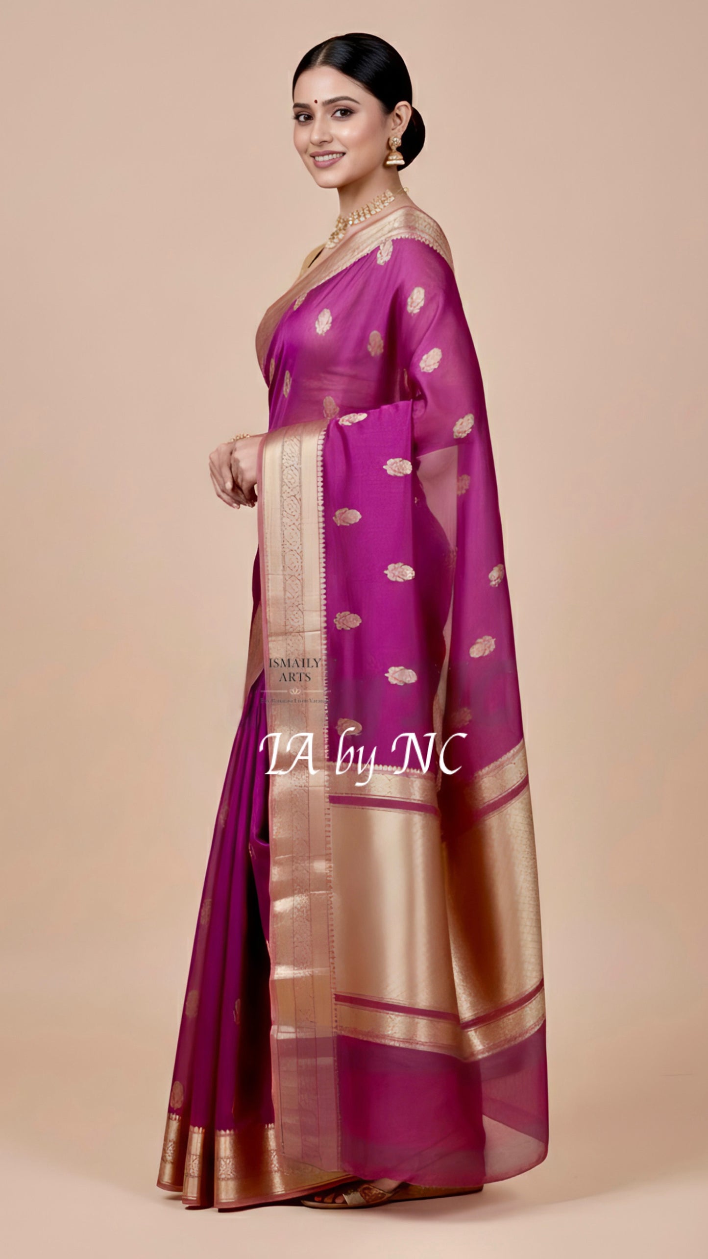 Fandango Banarasi Pure Kora Silk Kadwa Saree
