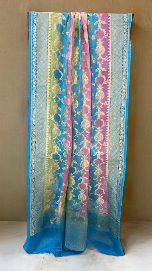 Banarasi Pure Khaddi Georgette Dupatta