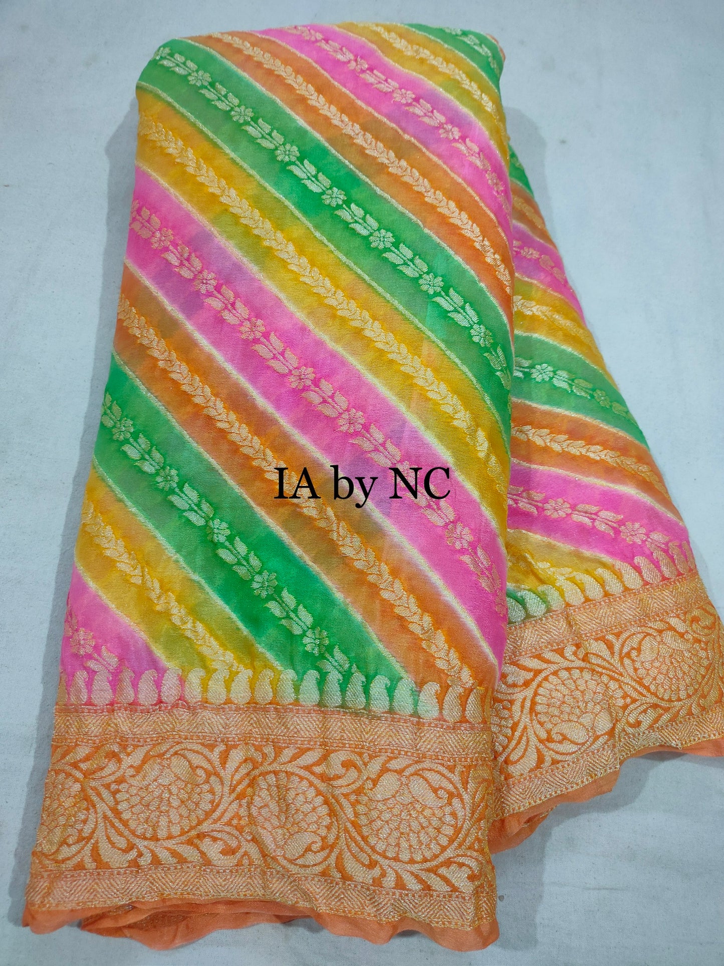 Rangkat Banarasi Pure Chiffon Georgette Saree