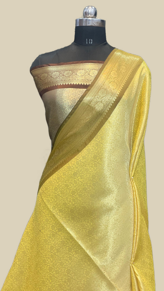 Banarasi Blend Zari Tissue Brocade Saree