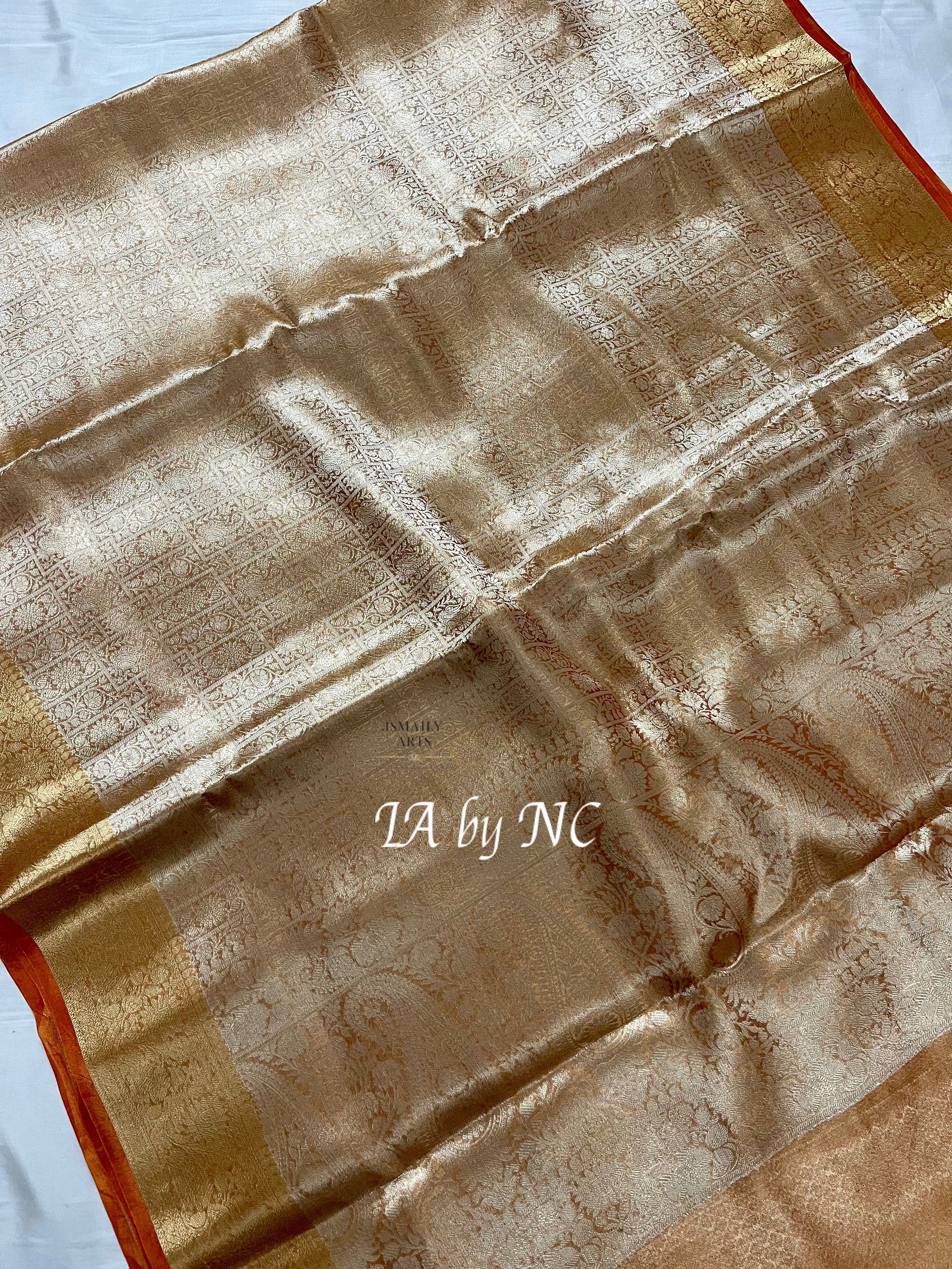 Tiger Banarasi Pure Tissue Silk Brocade Saree