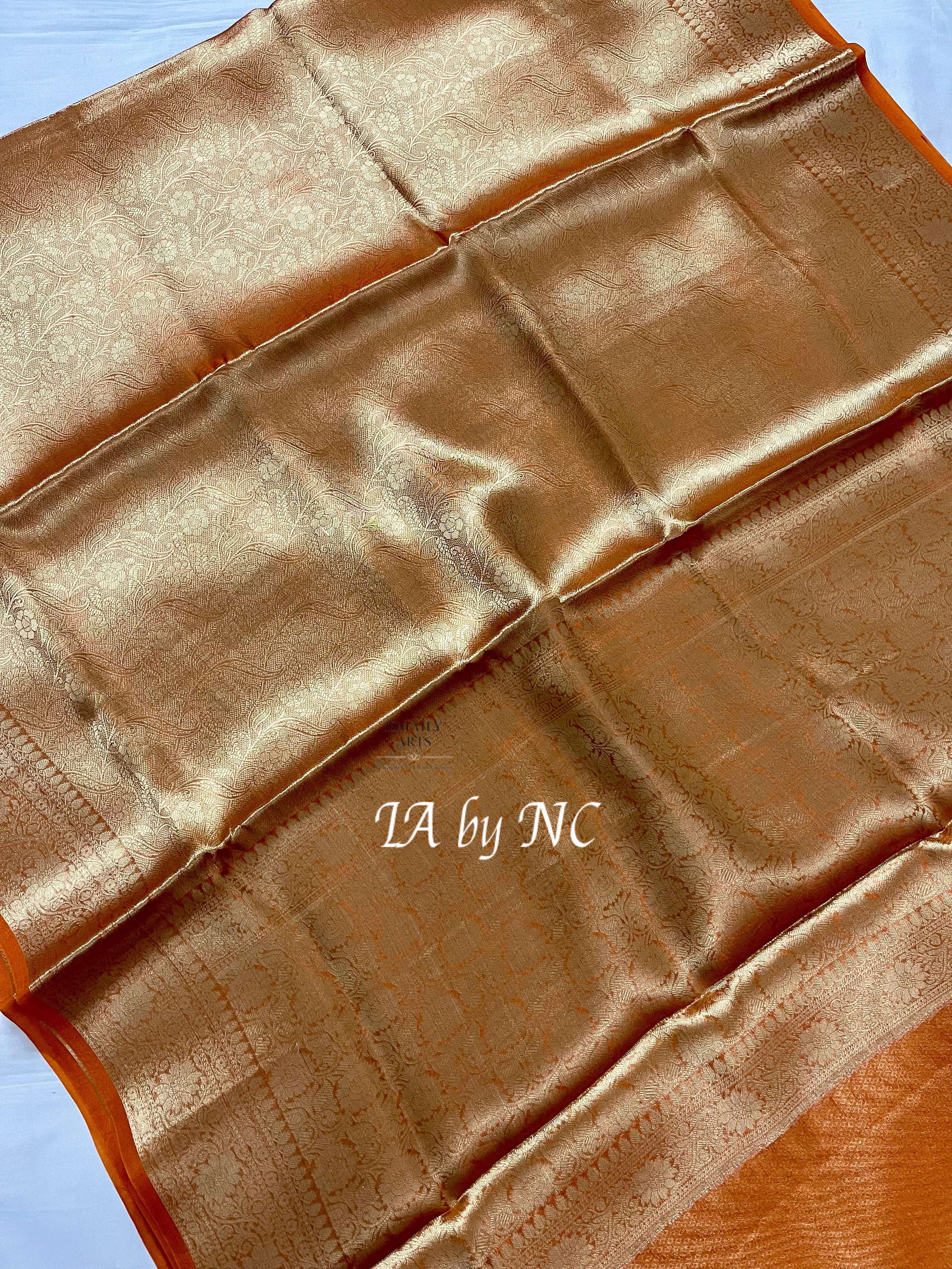 Tiger Banarasi Pure Tissue Silk Brocade Saree