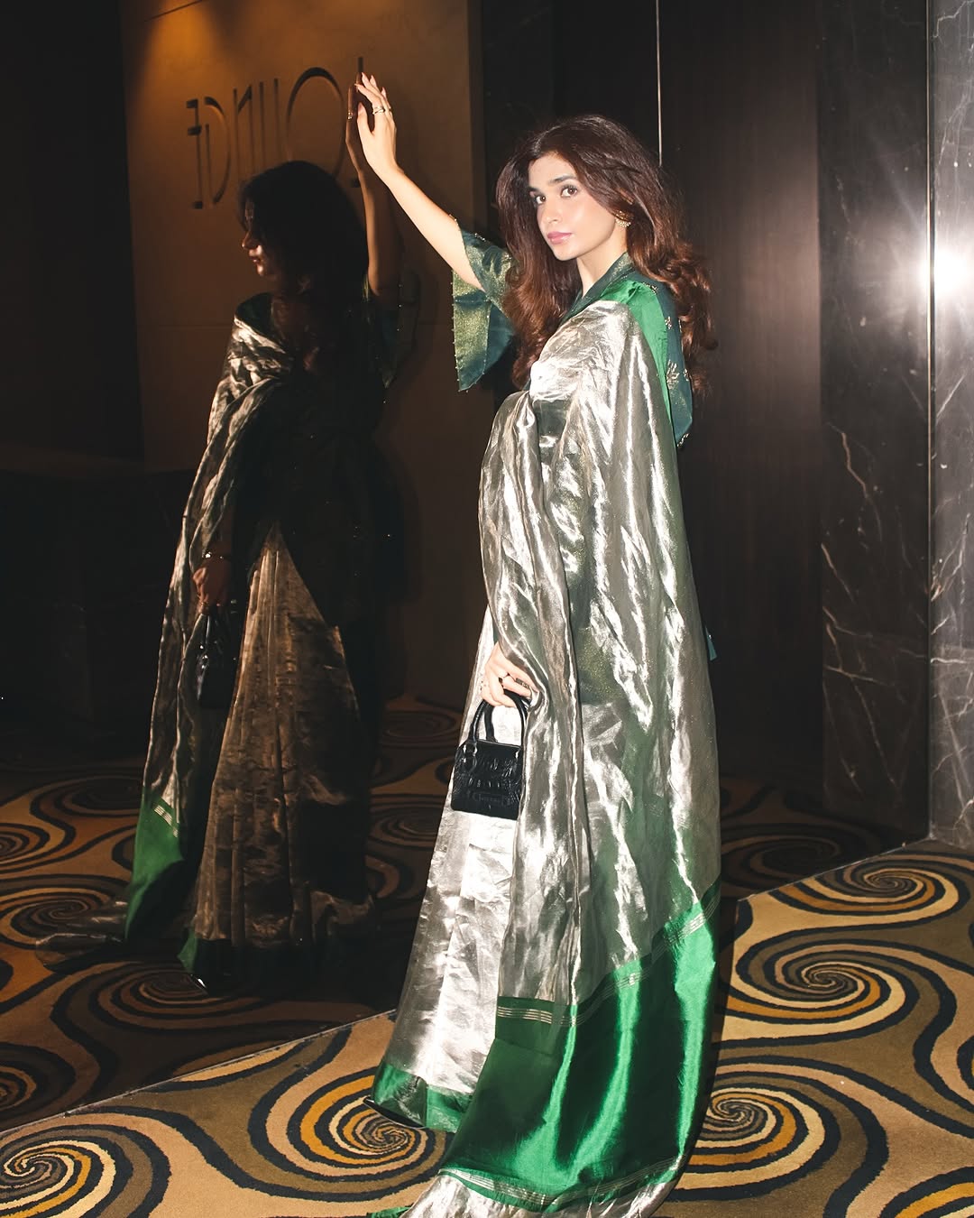Sacramento Banarasi Pure Tissue Silk Saree - Satin Border
